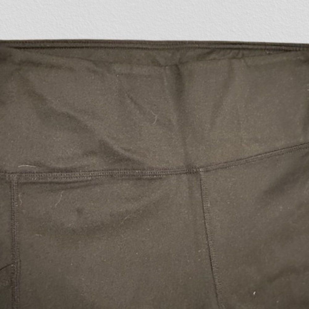 Black High Waisted Color Block Leggings 4326 NWT - Picture 7 of 8